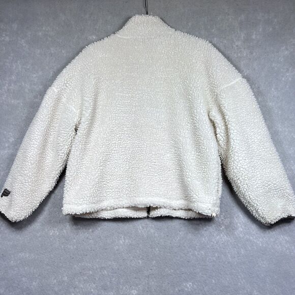 Fabletics Jacket Womens SZ Small Rylan Sherpa Teddy Jacket Full Zip Plush - Picture 10 of 13